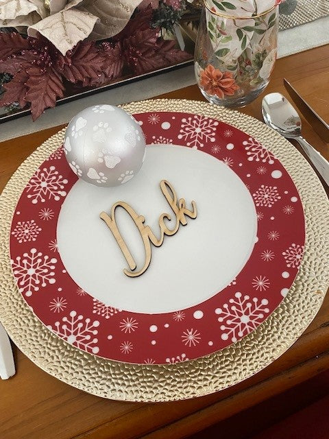 Place Names Wooden, Plate Names, Laser Cut Names