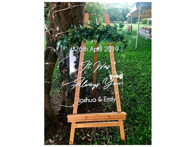 signs,acrylic,events,wedding