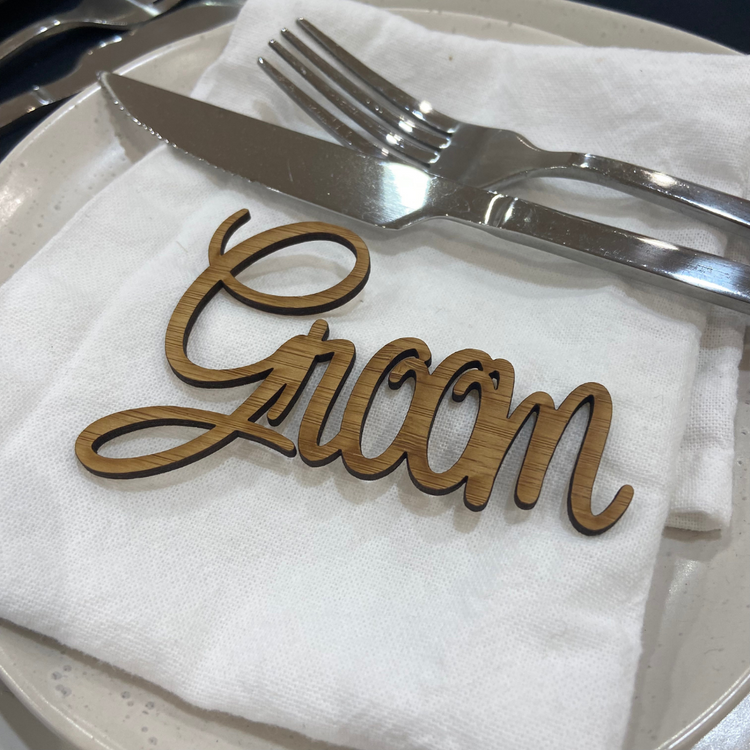 Place Names Wooden, Plate Names, Laser Cut Names