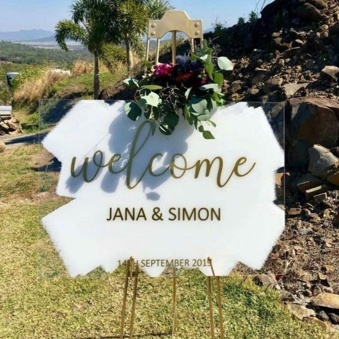 signs,acrylic,events,wedding
