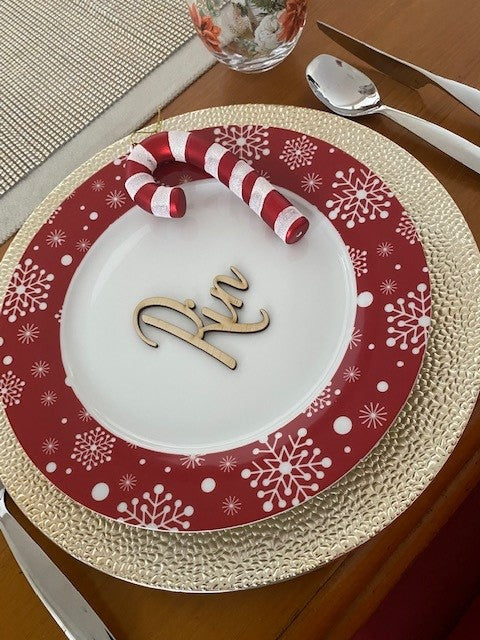 Place Names Wooden, Plate Names, Laser Cut Names