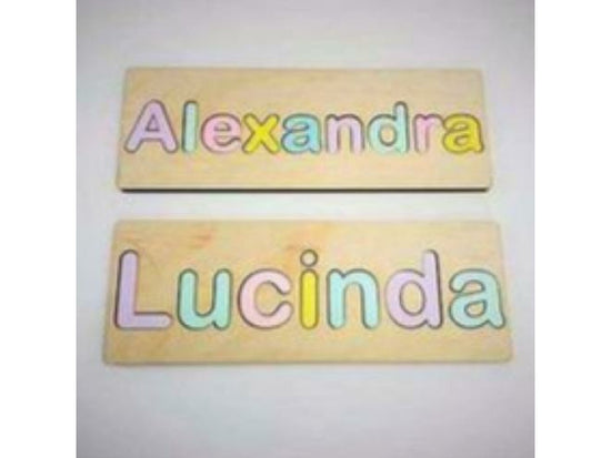 puzzles,wooden,names,letters