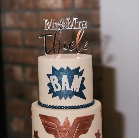 Personalised Wedding / Engagement Cake Topper