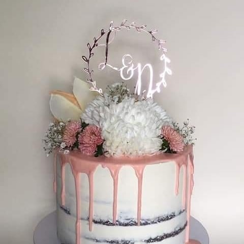 Personalised Wedding / Engagement Cake Topper