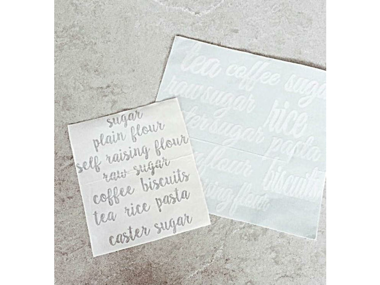 Pantry Labels Pantry Stickers 10 piece set