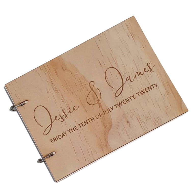 Guest Book - Wooden
