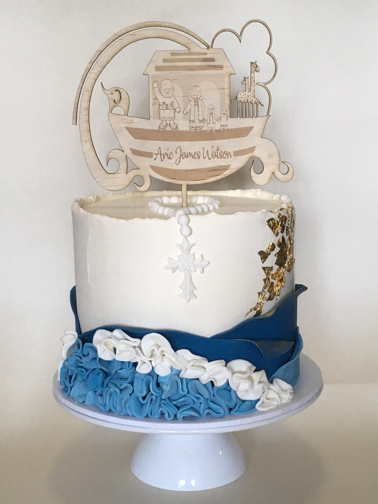 Cake Topper, Custom Bamboo Wood