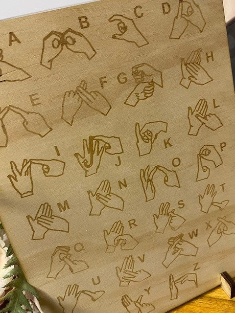 AUSLAN Alphabet Sheet