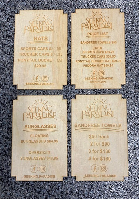 Wooden Signs