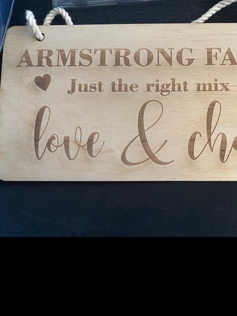 Wooden Signs