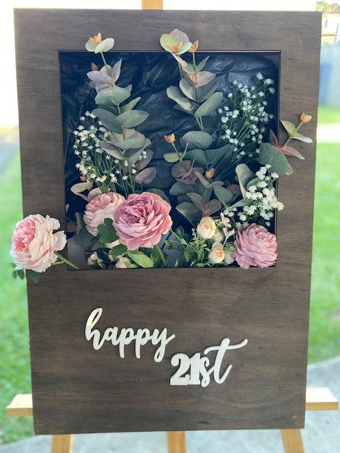 Flower Box Signs - Wooden & Acrylic