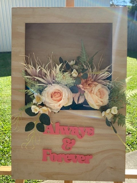 Flower Box Signs - Wooden & Acrylic