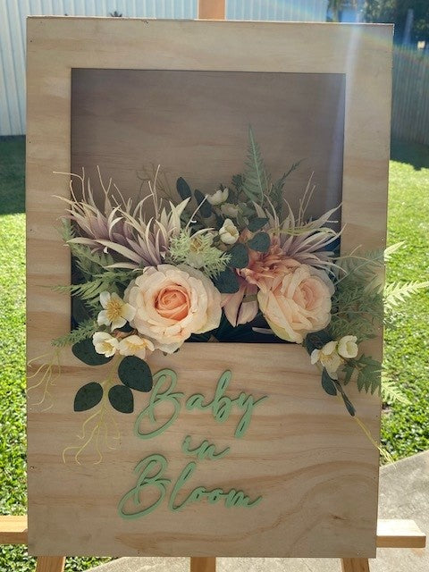 Flower Box Signs - Wooden & Acrylic