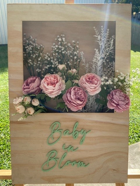 Flower Box Signs - Wooden & Acrylic