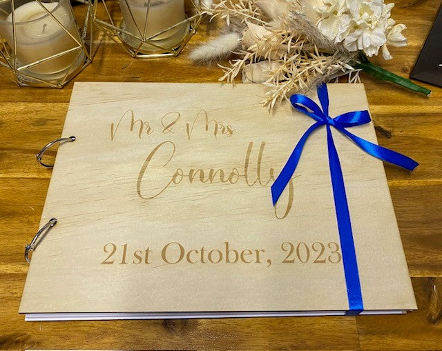 Guest Book - Wooden