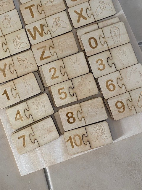 AUSLAN Alphabet Mini Puzzle
