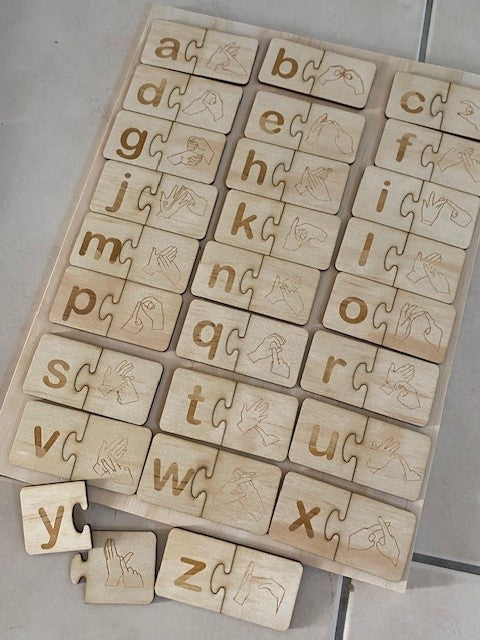 AUSLAN Alphabet Mini Puzzle