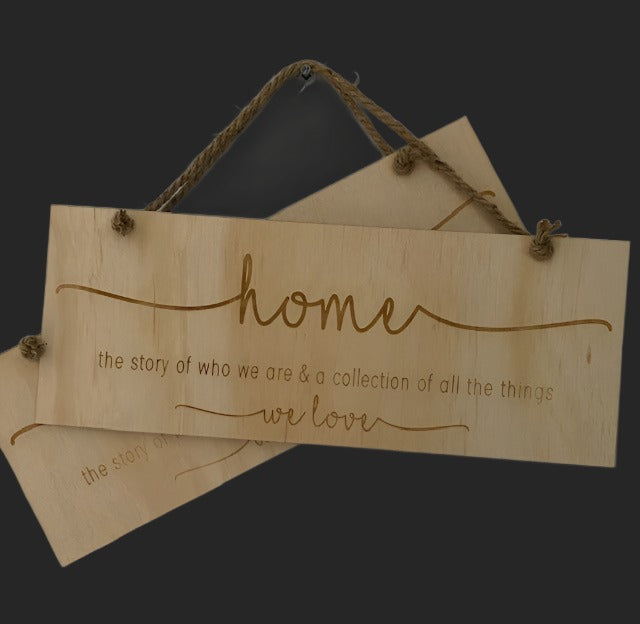 Gifts - wooden signs