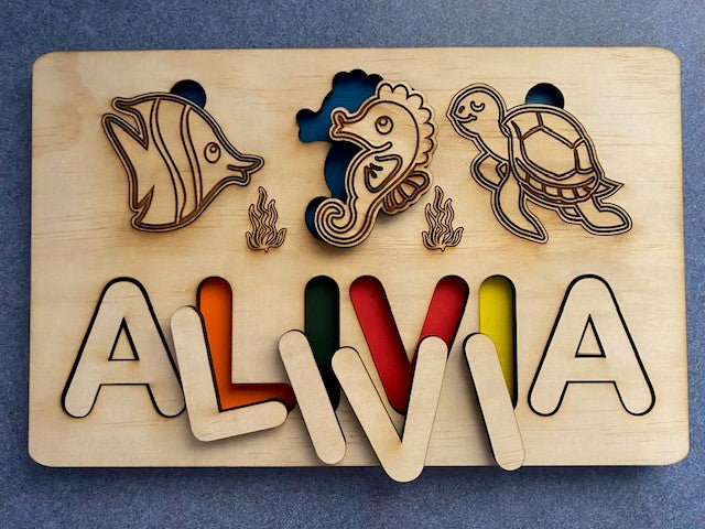 Puzzles - Name Wooden - From