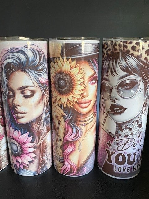 Tumblers 20oz - Girl Power - 20 Styles