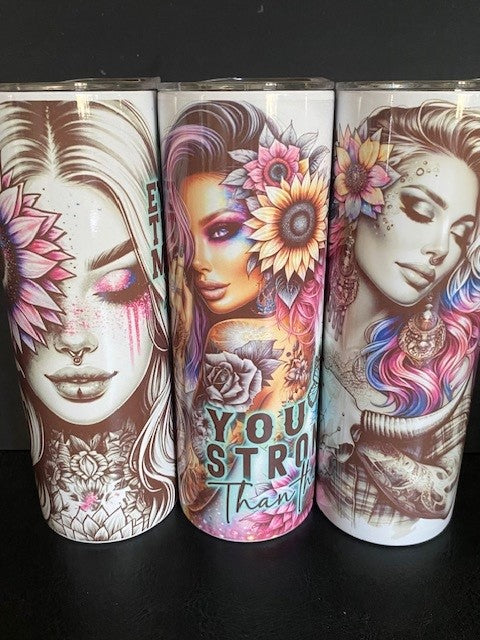 Tumblers 20oz - Girl Power - 20 Styles