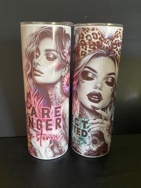 Tumblers 20oz - Girl Power - 20 Styles