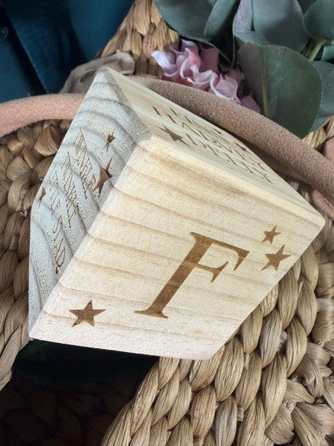 Personalised Wooden Baby Blocks
