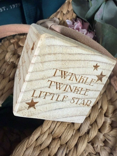 Personalised Wooden Baby Blocks