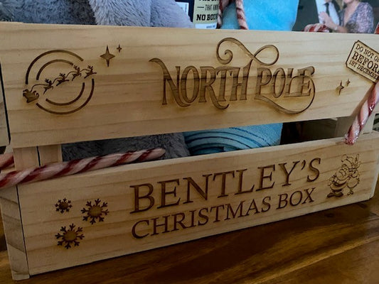 Christmas - Crates personalised