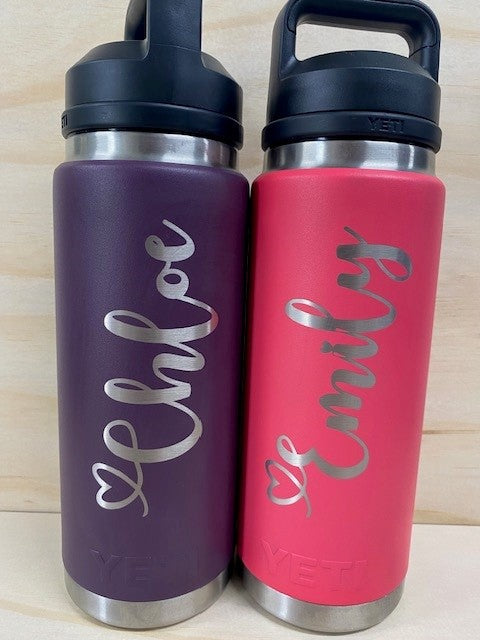 Engraving - Water Bottles, Mugs & Coolers