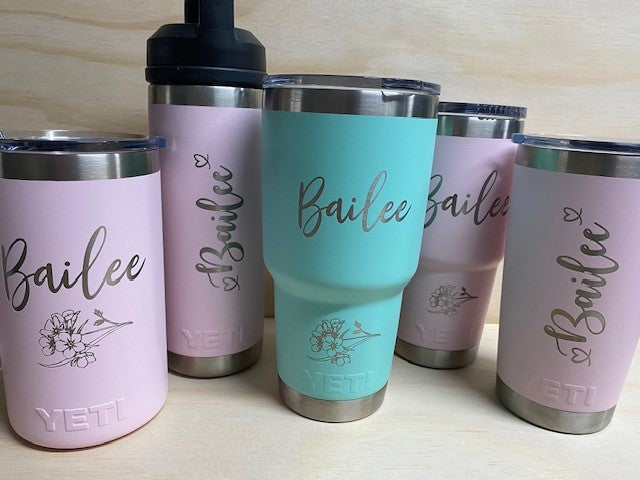 Engraving - Water Bottles, Mugs & Coolers