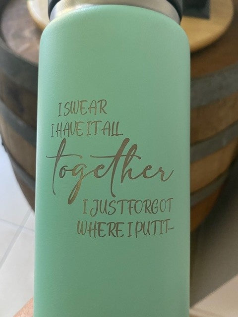 Engraving - Water Bottles, Mugs & Coolers