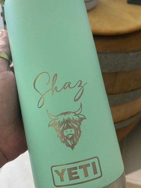 Engraving - Water Bottles, Mugs & Coolers