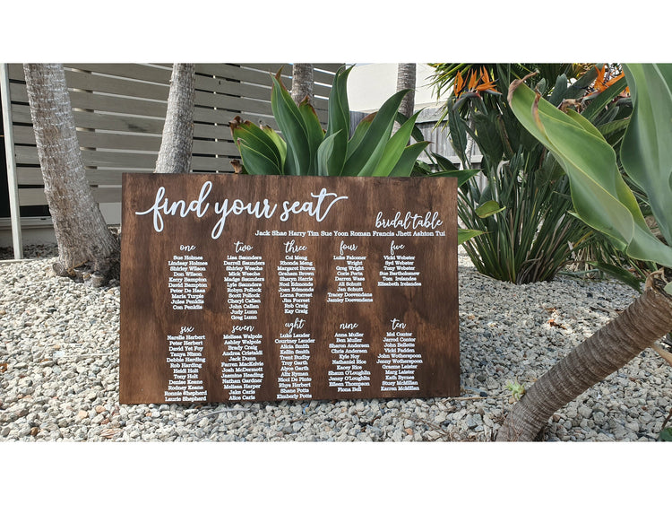 signs,events,wedding,seating,wooden
