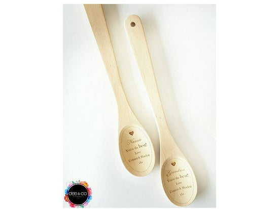 wooden spoons,mothers day gifts,engraving