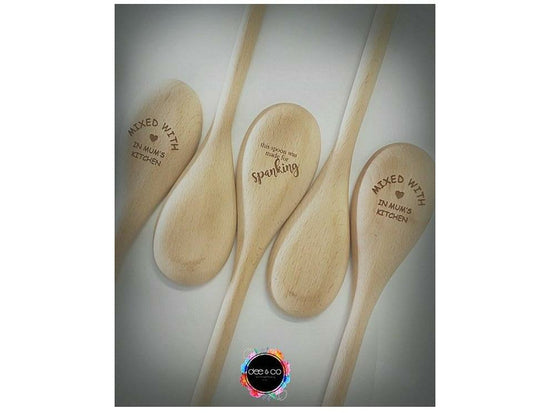 wooden spoons,mothers day gifts,engraving