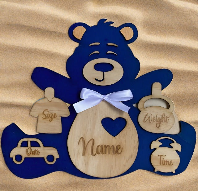 Baby Plaque - Teddy