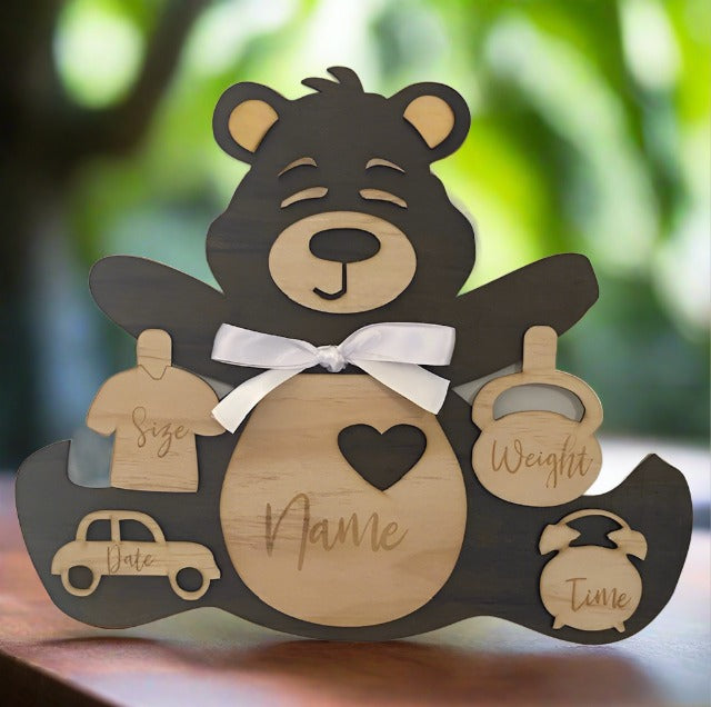 Baby Plaque - Teddy