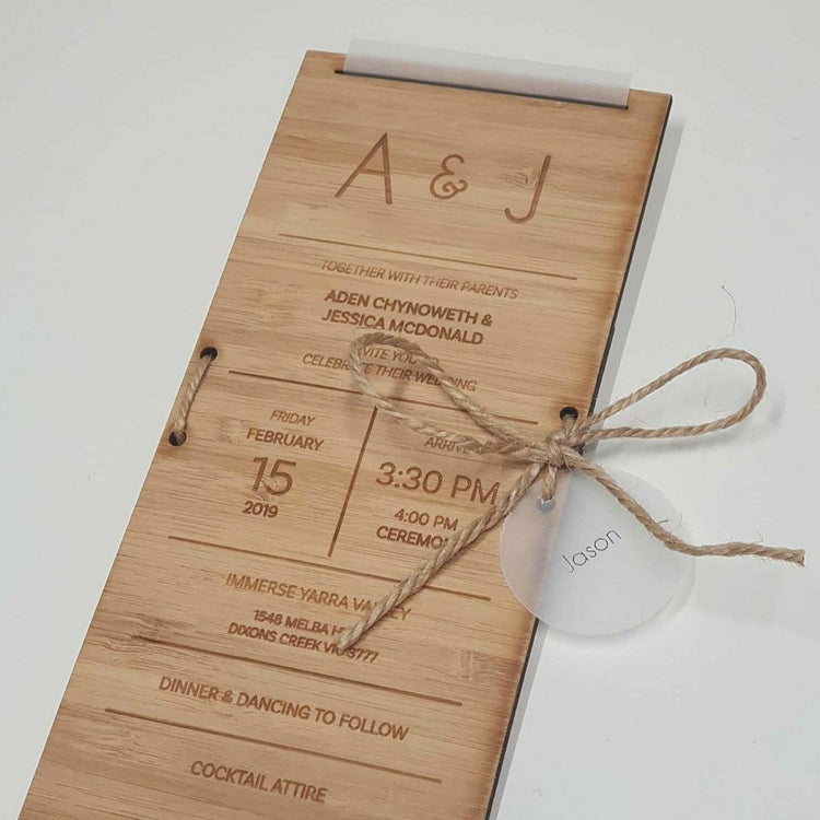 wedding,invitations,wooden,crafted